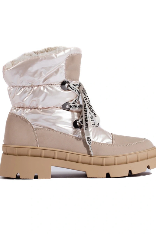 botas de neve femininas bege com pele botas de neve femininas bege com pele