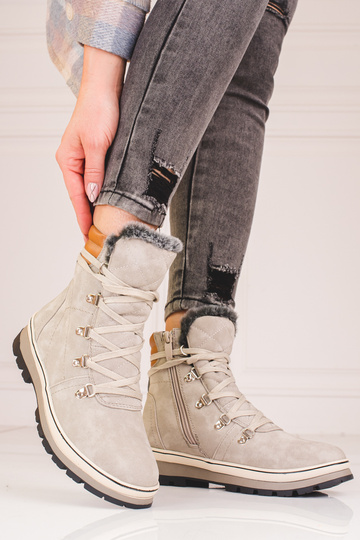 sapatos femininos cinza com... 2