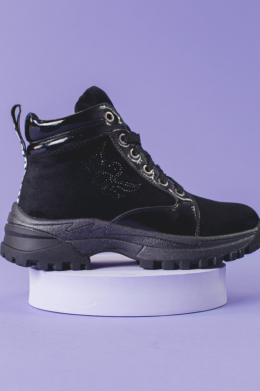 sapatos pretos para meninas com sola...