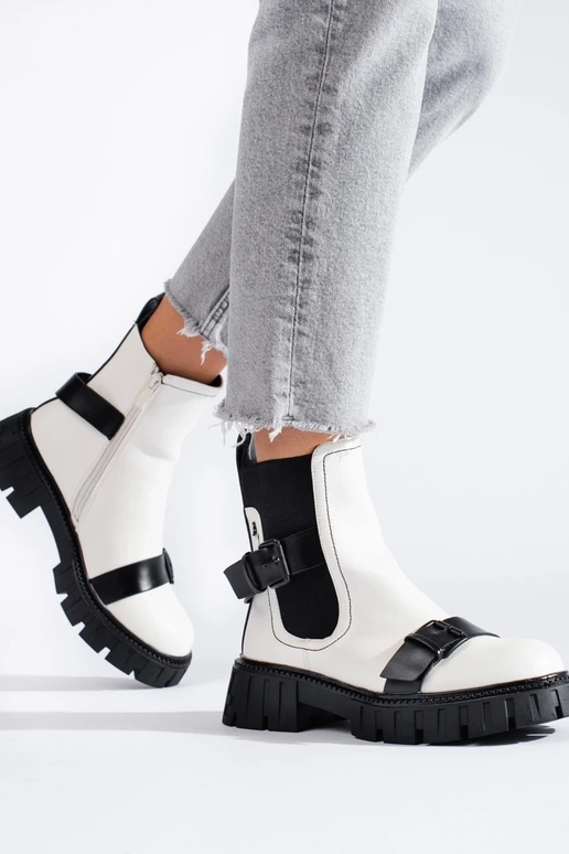 sapatos femininos brancos com plataforma