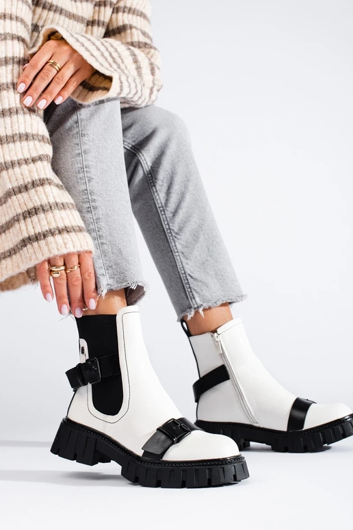 sapatos femininos brancos com plataforma