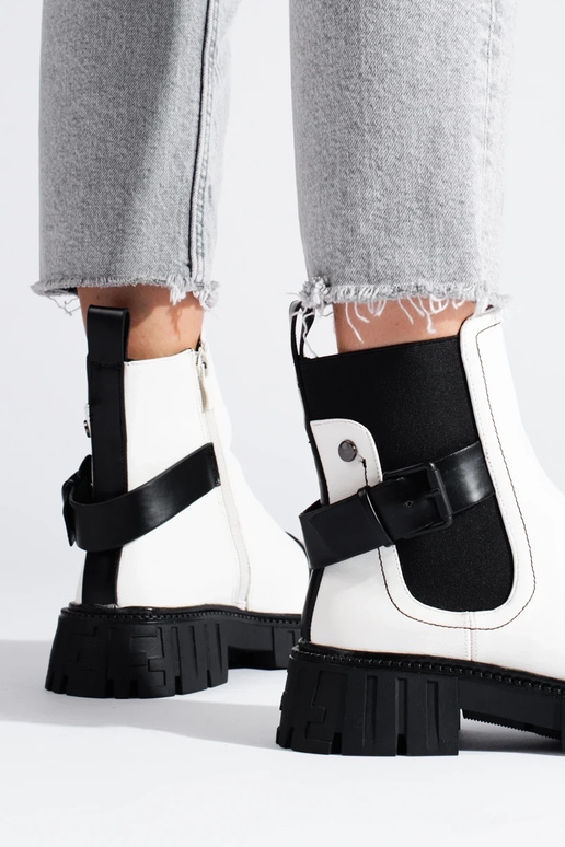 sapatos femininos brancos com plataforma