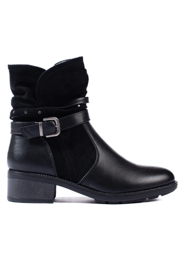 Botas femininas com fita...