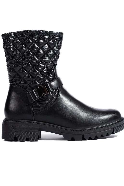 Botas femininas com acolchoado na cor...