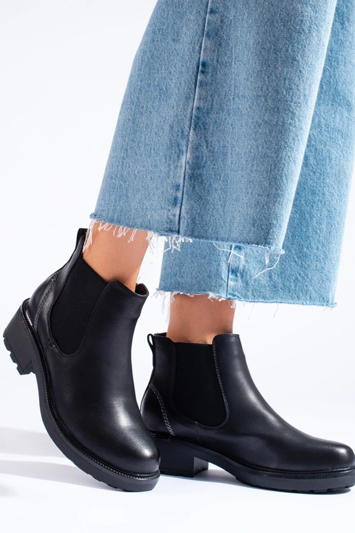 Sapatos femininos em couro ecológico Sapatos femininos em couro ecológico