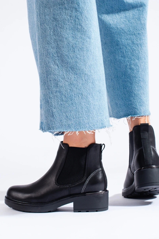 Sapatos femininos em couro ecológico Sapatos femininos em couro ecológico