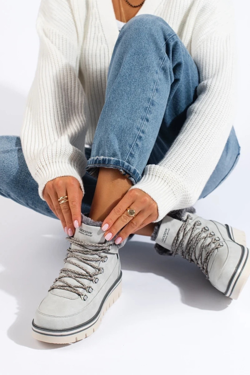 Botas femininas com plataforma na cor...