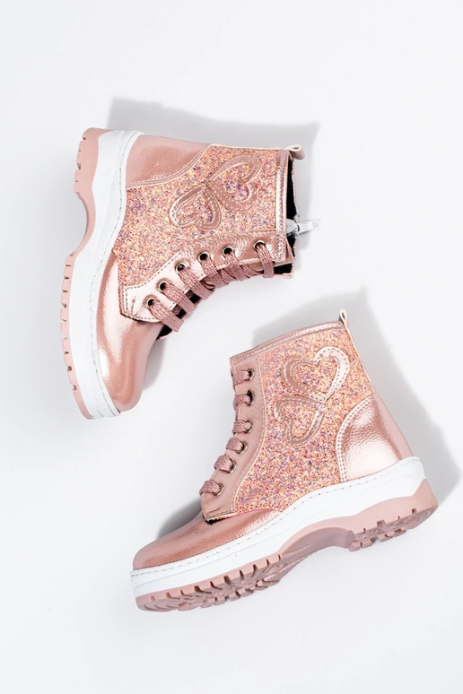 Botas para meninas com glitter...