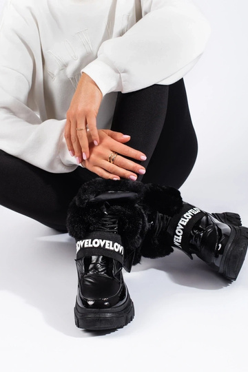 botas de neve com elástico... 2