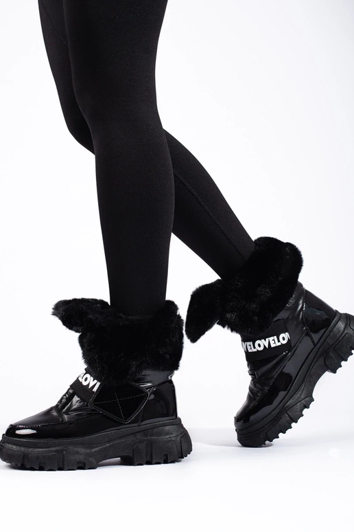 botas de neve com elástico para...