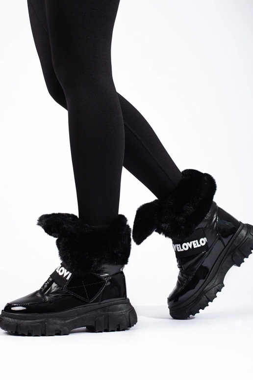 botas de neve com elástico para...