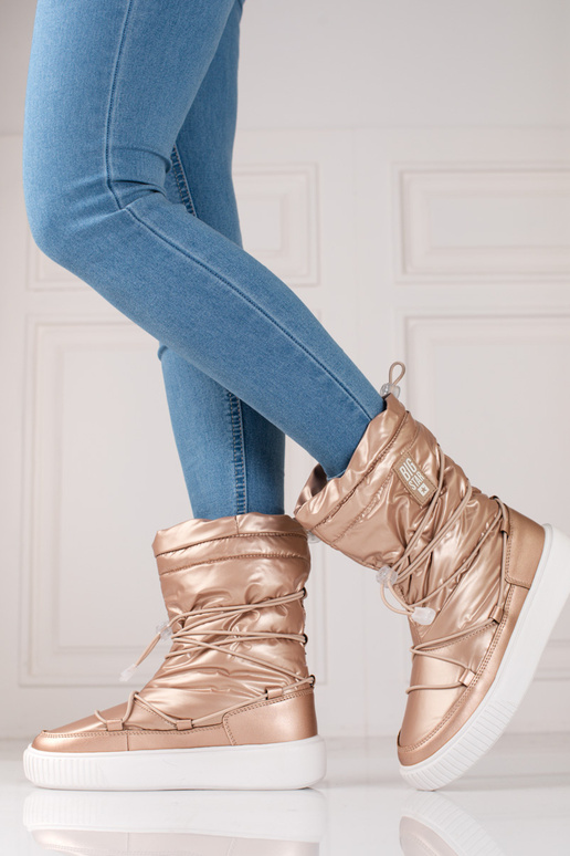 Botas de neve com isolamento feminino...