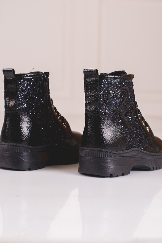 Botas para meninas com glitter...