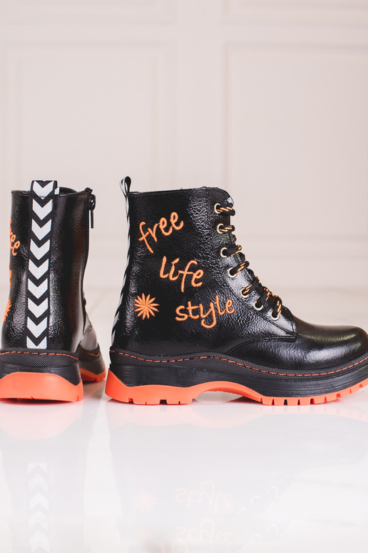 Botas meninas Botas Potocki cor preta