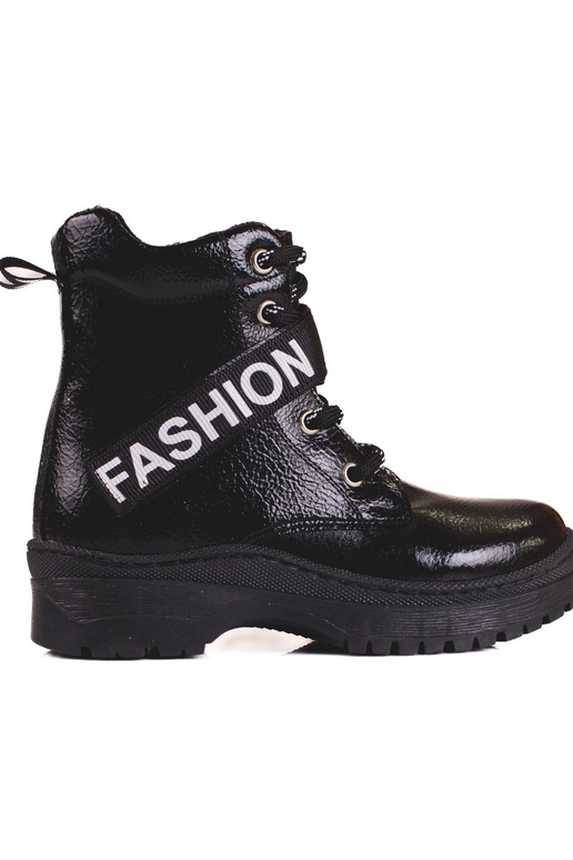 Botas meninas Potocki fashion cor preta