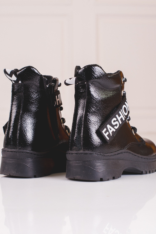 Botas meninas Potocki fashion cor preta