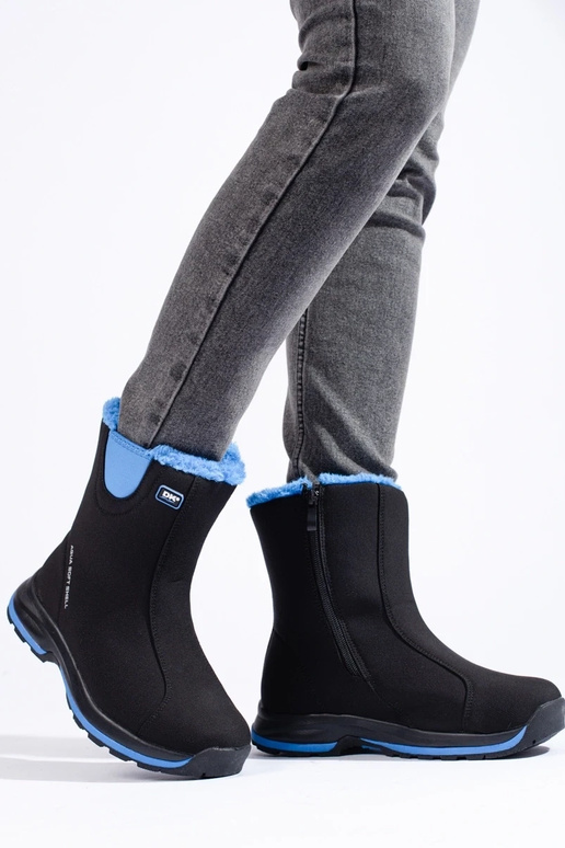 Botas de neve femininas DK com pele... Botas de neve femininas DK com pele...