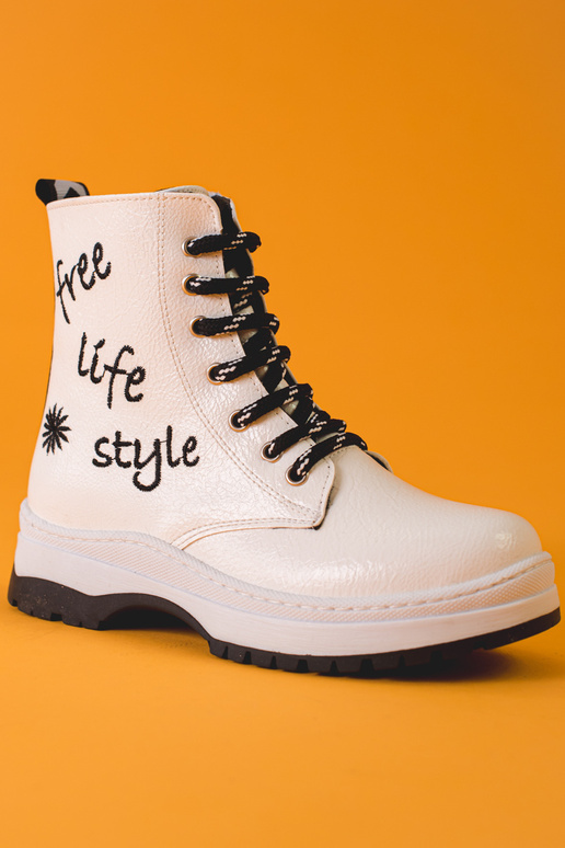 sapatos brancos para meninas POTOCKI