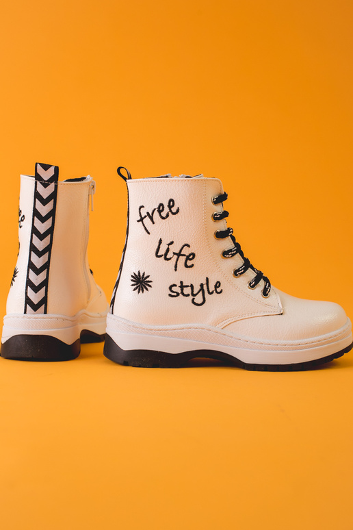 sapatos brancos para meninas POTOCKI