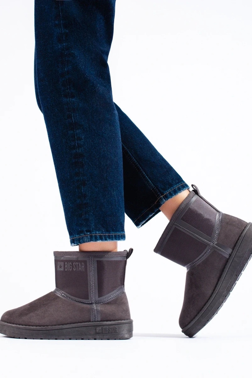 Botas de neve femininas curtas Big...