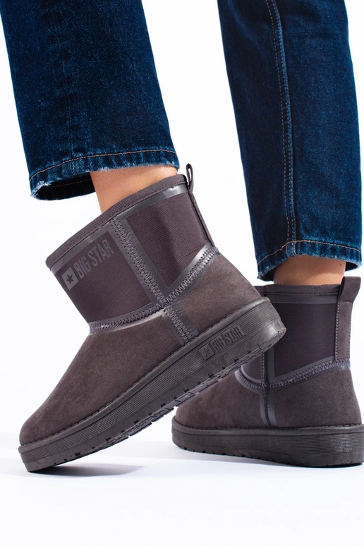 Botas de neve femininas curtas Big...