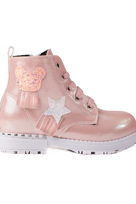 Botas rosa para meninas