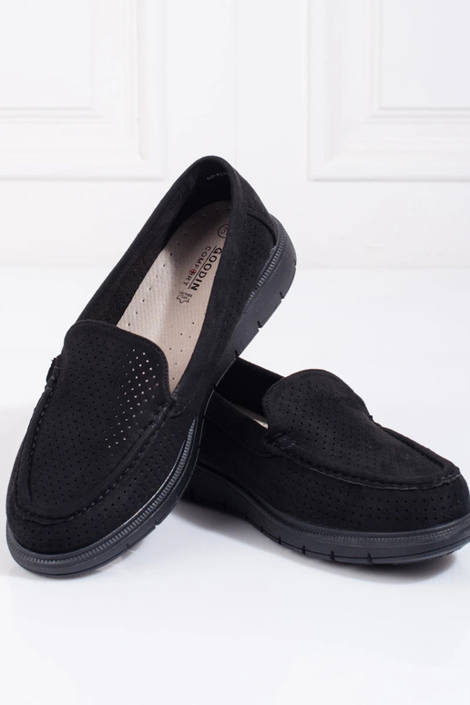 mocassins femininos negros Shelovet mocassins femininos negros Shelovet