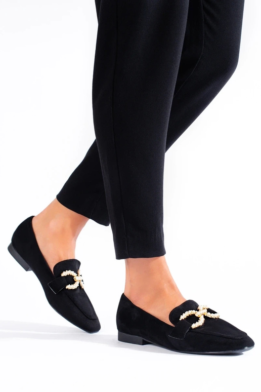 Mocassins femininos Shelovet preto Mocassins femininos Shelovet preto