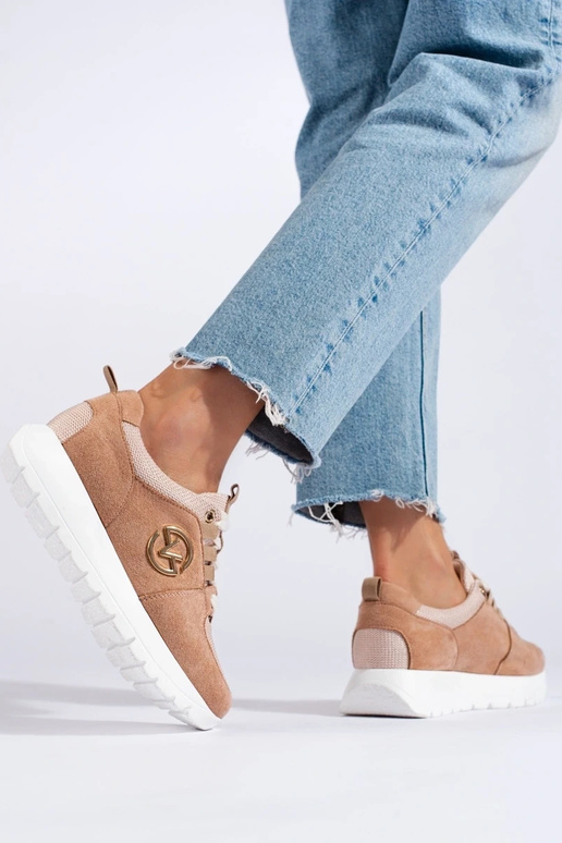 Sapatos esportivos Vinceza bege Sapatos esportivos Vinceza bege