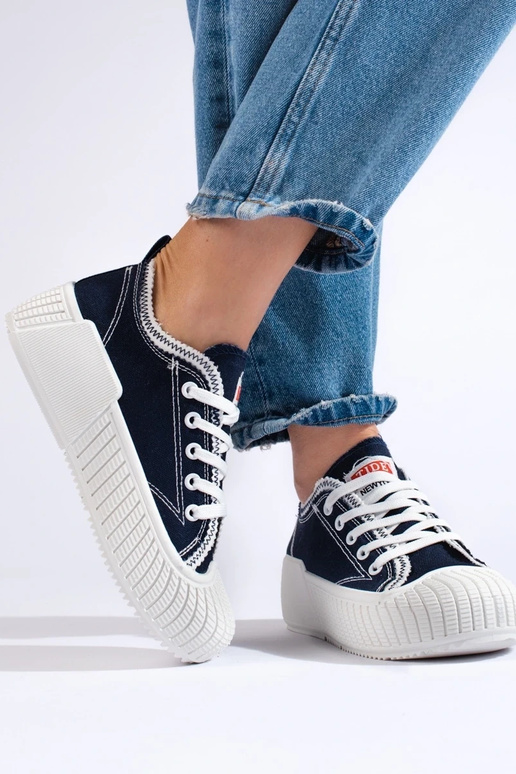 Sapatos femininos Shelovet cor azul