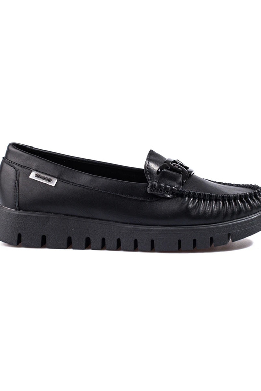 mocassins femininos negros com...