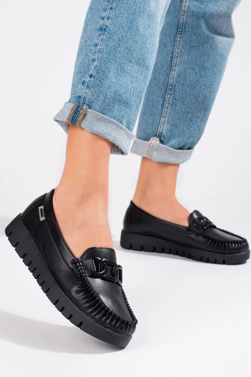 mocassins femininos negros... 2