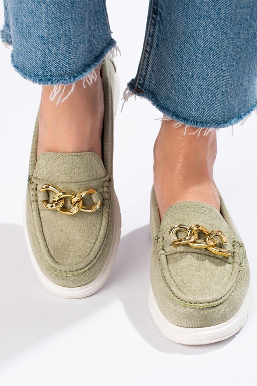 Mocassins confortáveis femininos com...