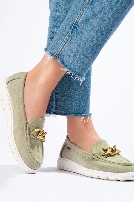 Mocassins confortáveis femininos com...