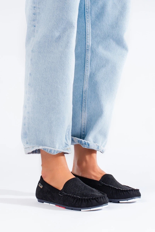 mocassins pretos Shelovet mocassins pretos Shelovet