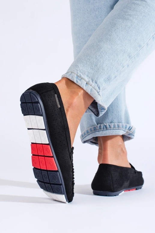 mocassins pretos Shelovet mocassins pretos Shelovet