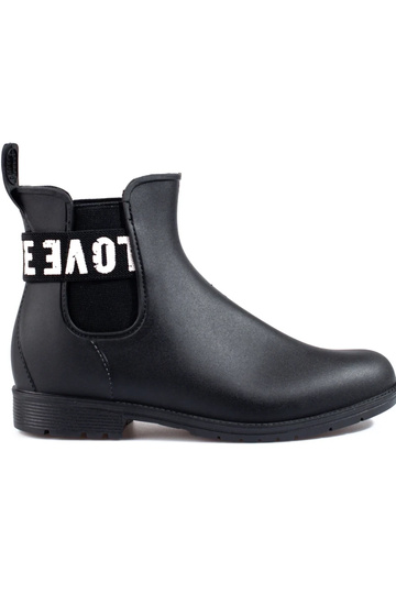 botas curtas pretas de...