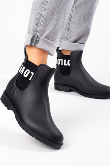 botas curtas pretas de... 2