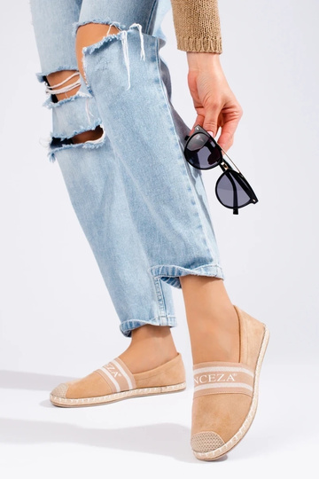 alpercata de camurça bege... 2