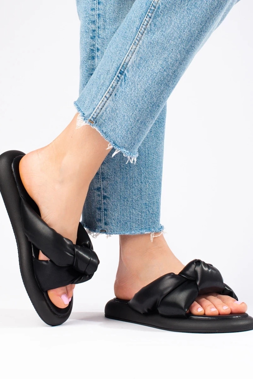 chinelos pretos Shelovet chinelos pretos Shelovet