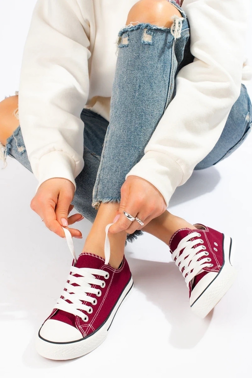 sapatos cor bordô Shelovet sapatos cor bordô Shelovet