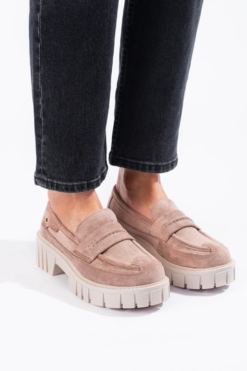 Mocassins de camurça com... 2