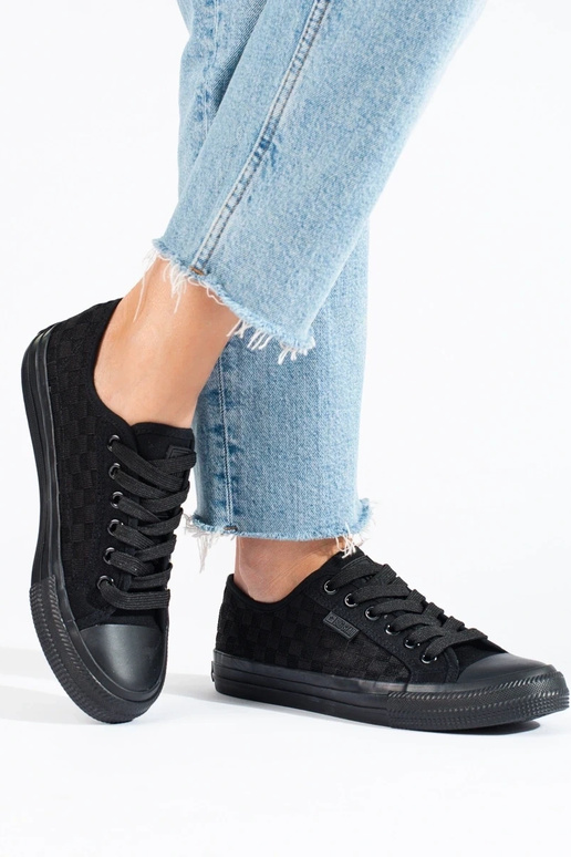 Tênis feminino modelo clássico preto...