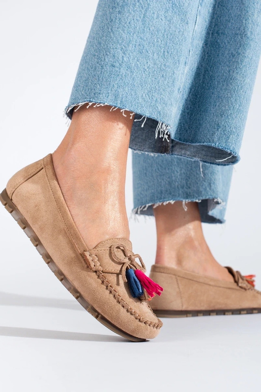 mocassins de camurça boho Shelovet em...