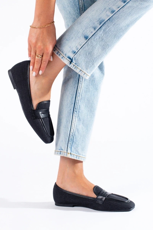 mocassins em Shelovet preto