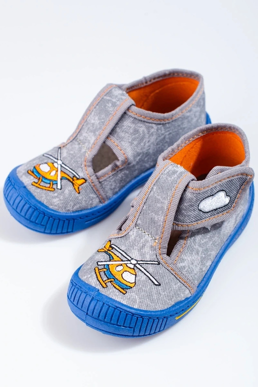 chinelos cinza Shelovet