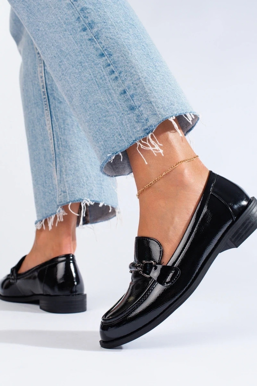 mocassins com efeito laca na cor... mocassins com efeito laca na cor...