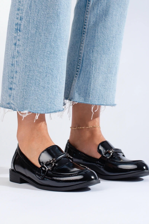 mocassins com efeito laca na cor... mocassins com efeito laca na cor...