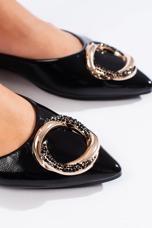 Bailarinas Shelovet com efeito verniz Bailarinas Shelovet com efeito verniz