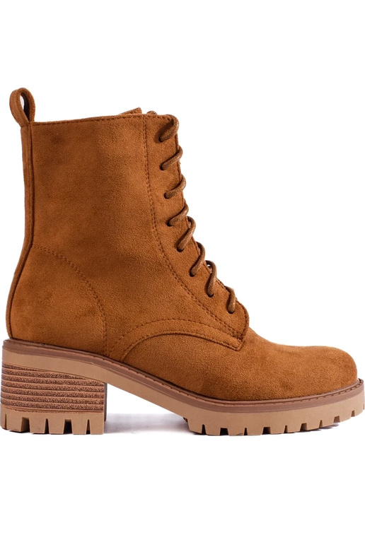 sapatos femininos marrons com cadarço